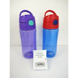 Thermos Kids 16oz Hydration Bottle 2-Pack Purple/Blue